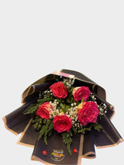 بوكي ورد طبيعي – 5 وردات - ASTKNAN