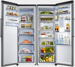 ثلاجة سامسونج نوفروست مزدوجة الباب RR39M73107F - ASTKNAN