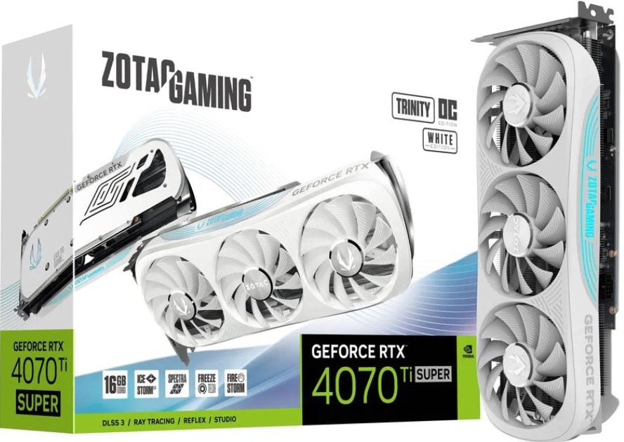 كارت شاشة - ZOTAC - GAMING GeForce RTX 4070 SUPER - White Edition