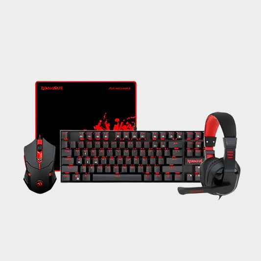 لوحة مفاتيح وسماعات راس و ماوس وماوس باد REDRAGON GAMING ESSENTIALS K552 BB