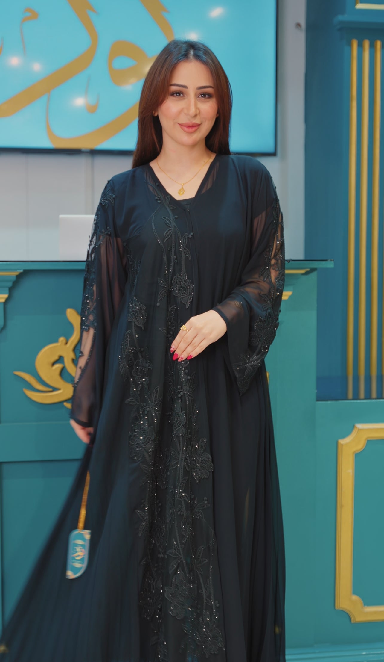 عباية اماراتية قماش قطر الندي - ASTKNAN