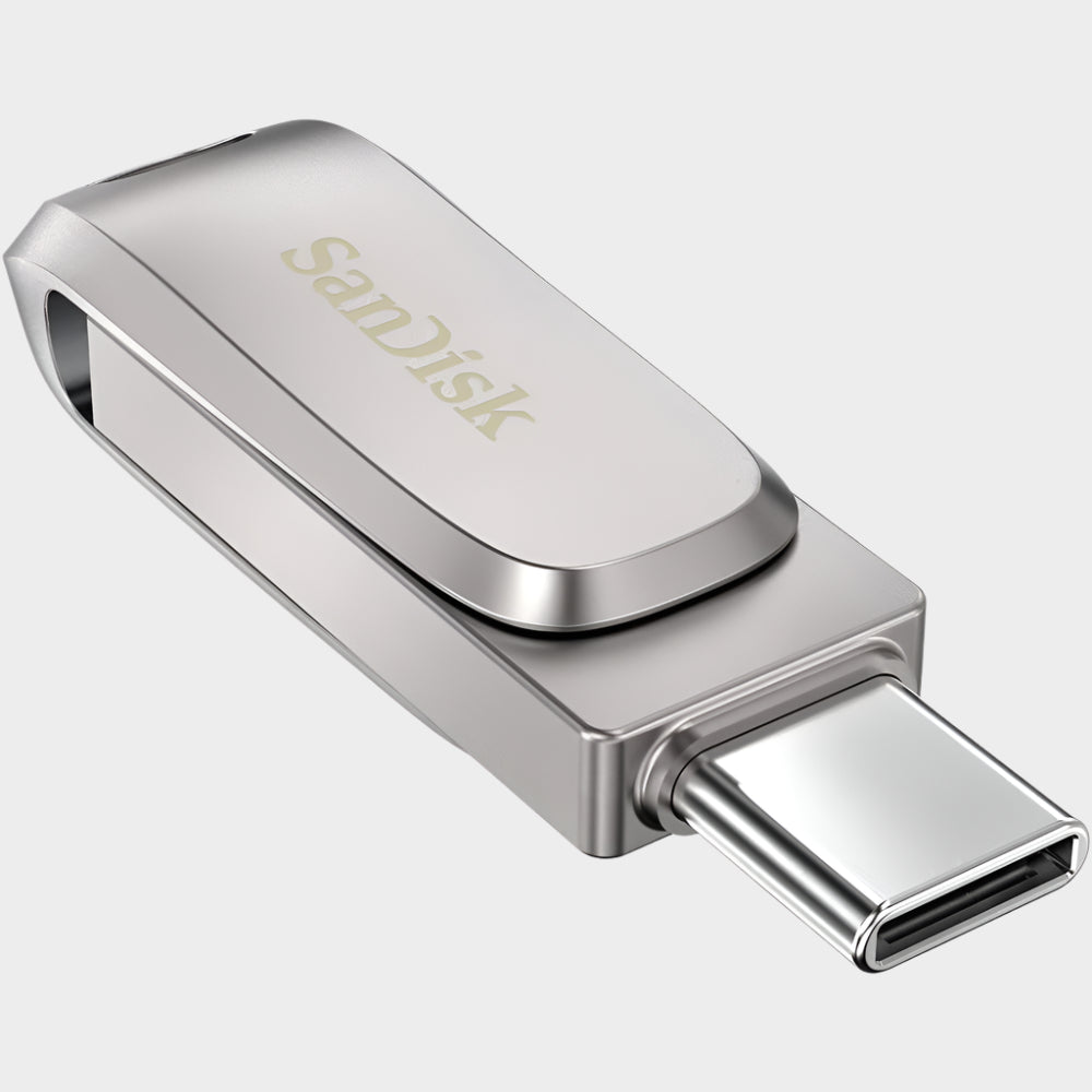 فلاش ميموري - SanDisk - Ultra Dual Drive Luxe USB Type-C and Type-A - 256GB