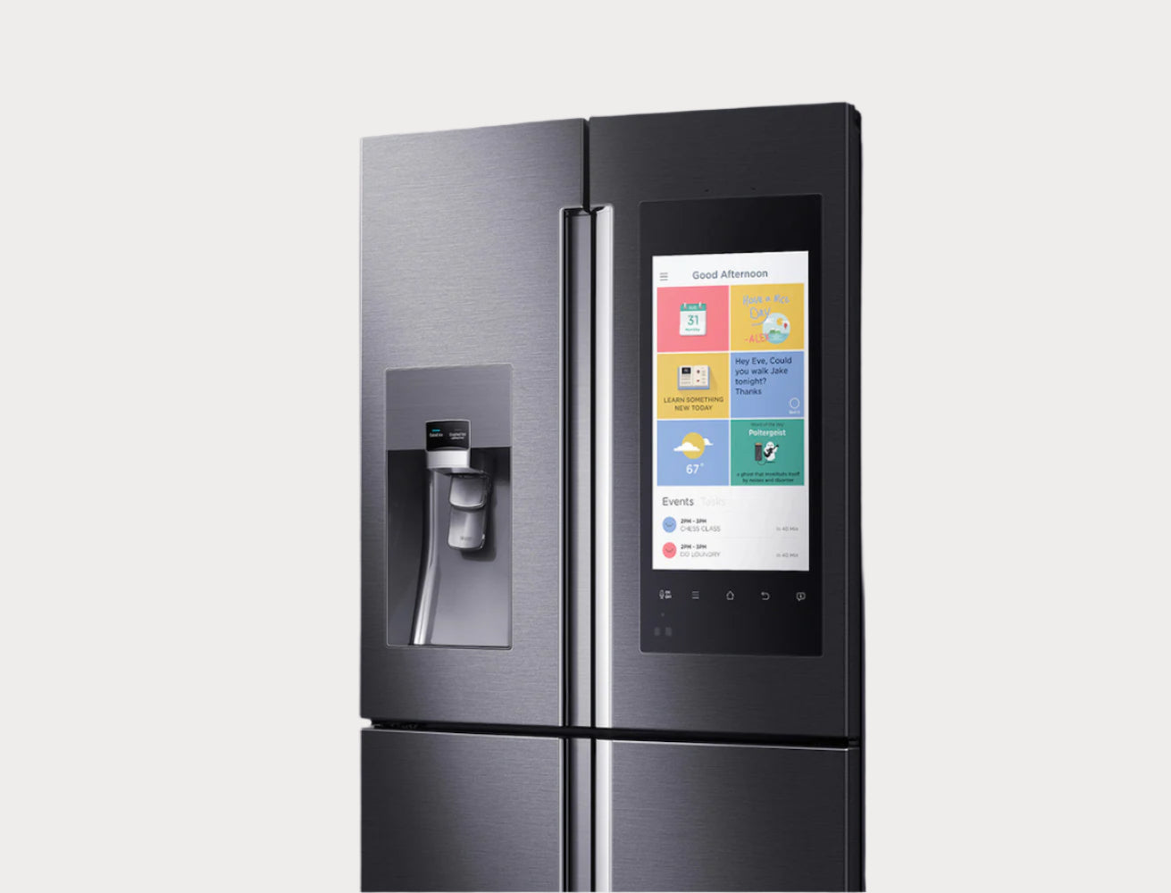 ثلاجة سامسونج الذكية - Samsung Smart Refrigerator