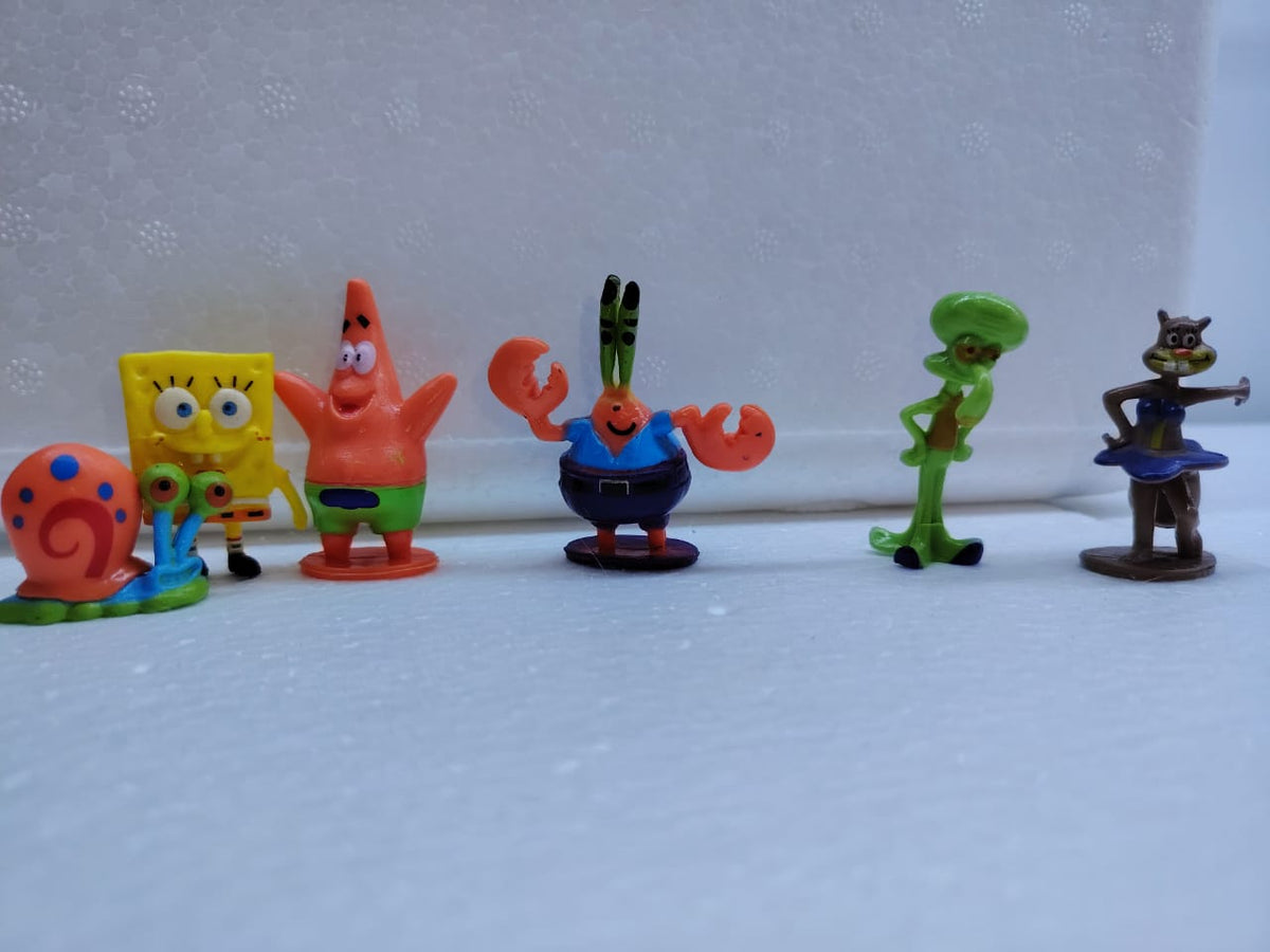 زينة سيت سبونج بوب 6 قطع – مائي داخل الماء