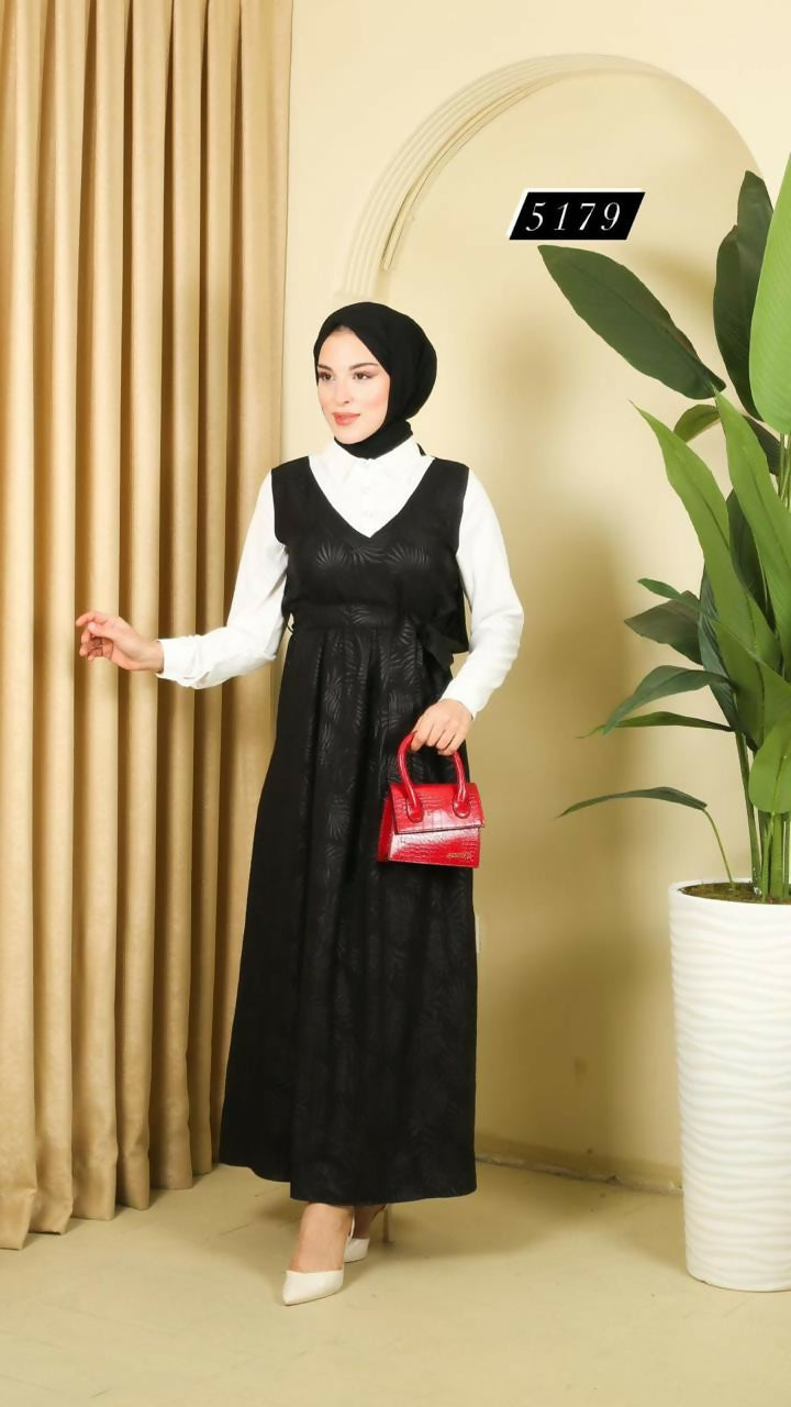 صدرية ردن متصل قطعة واحدة مع حزام