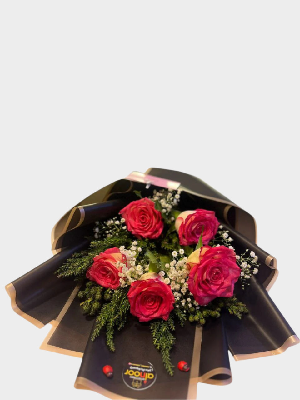 بوكي ورد طبيعي – 5 وردات - ASTKNAN