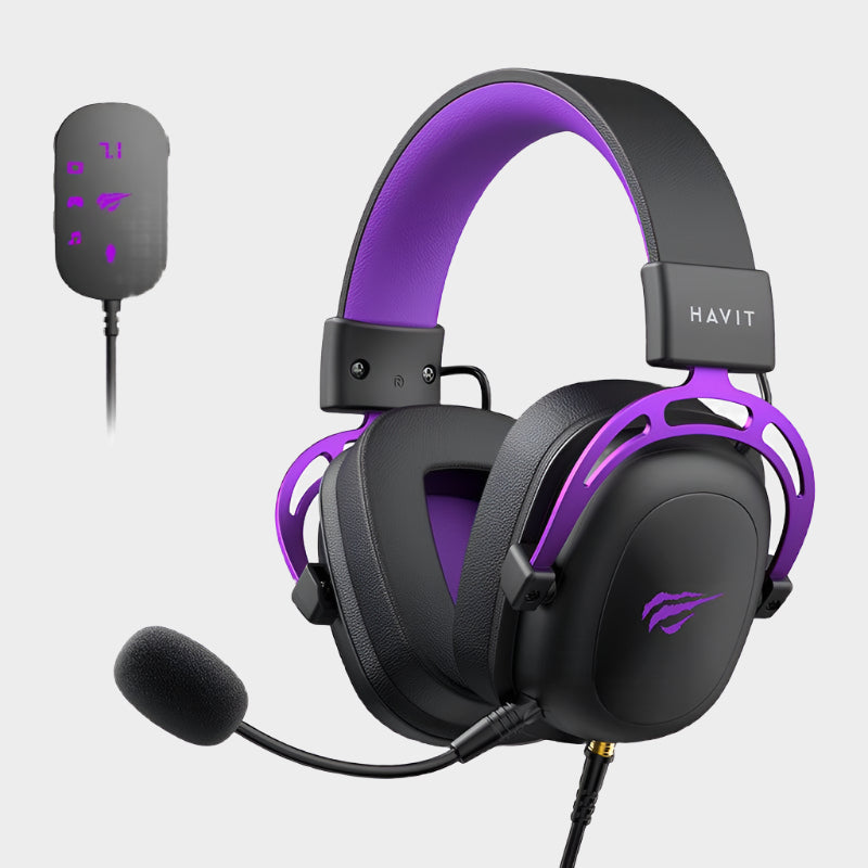 سماعة راس - havit - H2002C+U - USB 7.1 Gaming Headphones - ASTKNAN