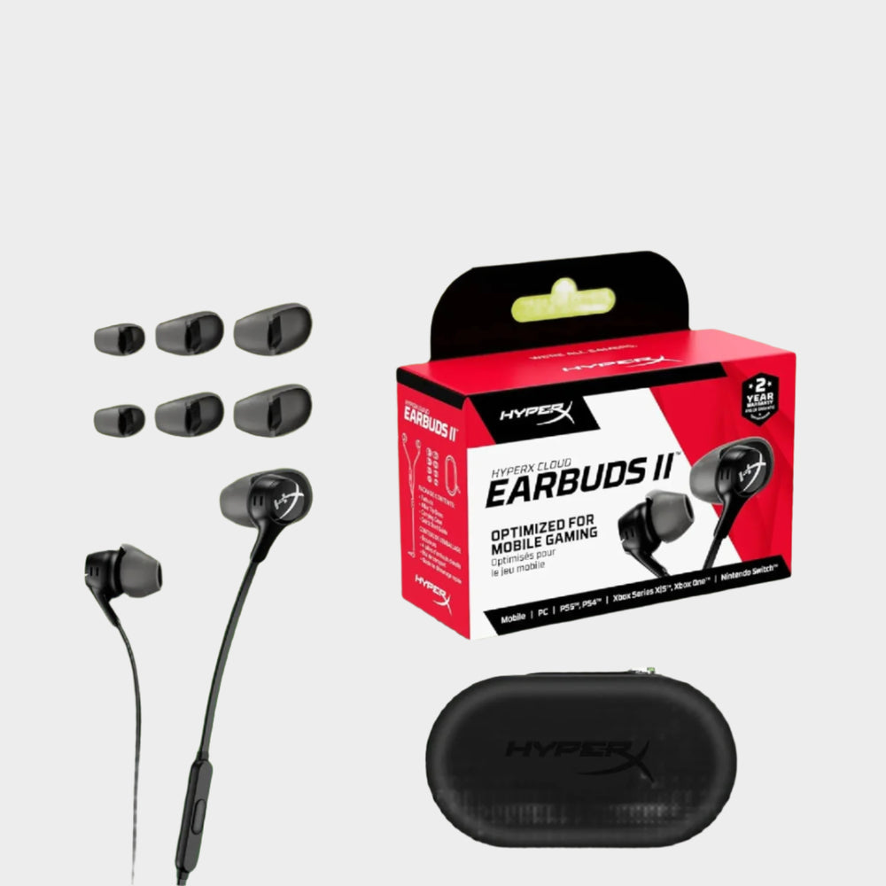 سماعات اذن - HyperX - Cloud Earbuds II - ASTKNAN