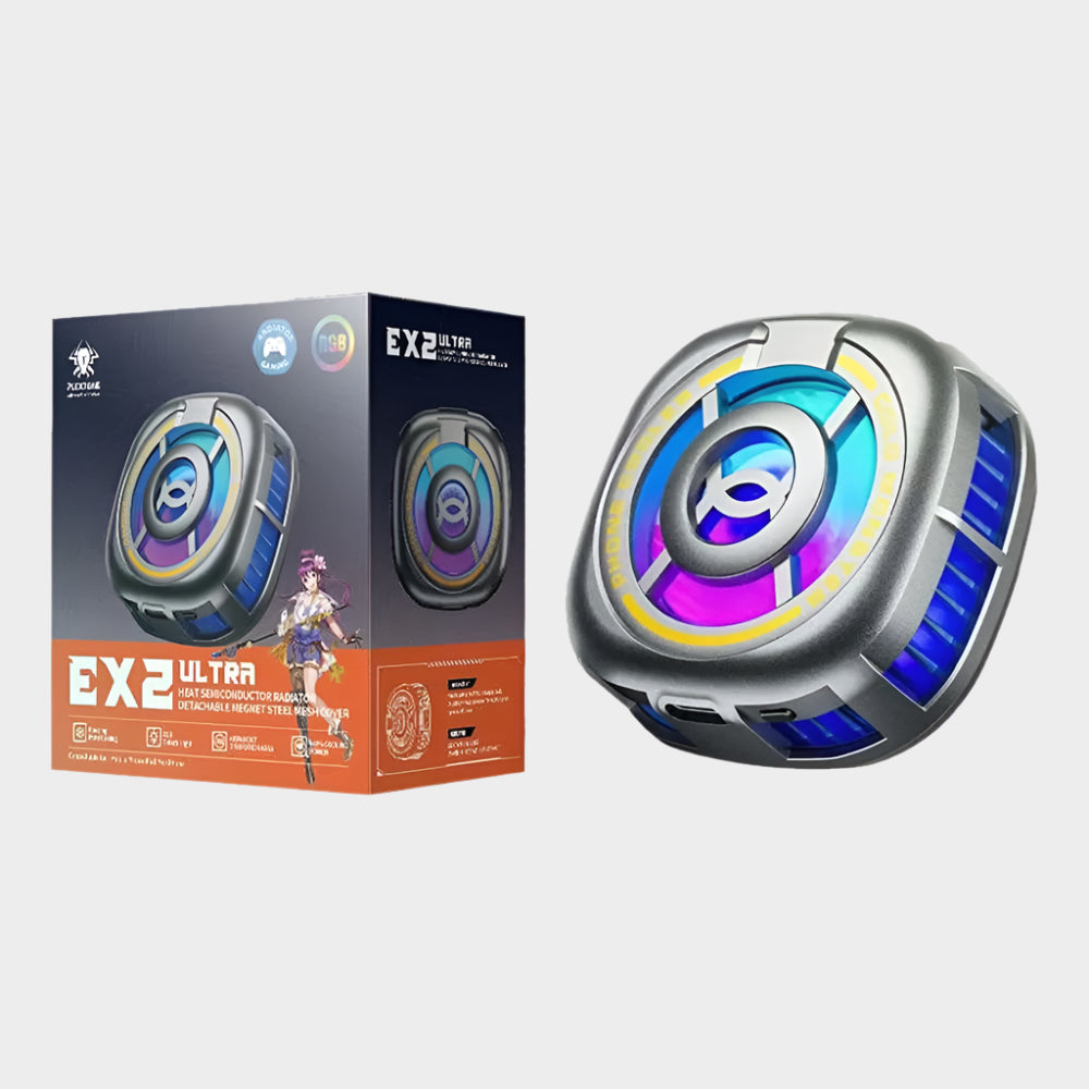مبرد - Plextone - EX2 Ultra RGB Magnetic Radiator Phone Cooler - ASTKNAN