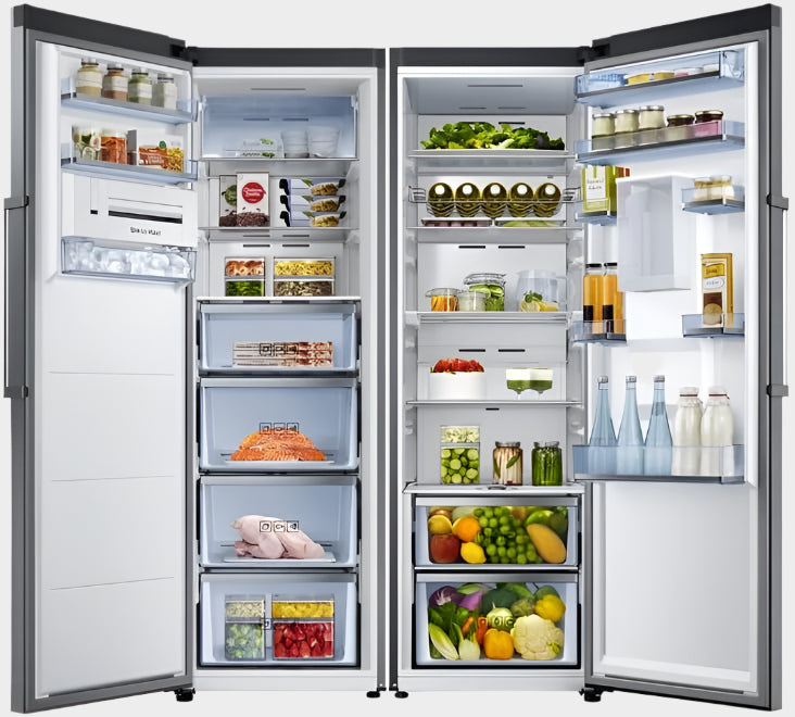 ثلاجة سامسونج نوفروست مزدوجة الباب RR39M73107F - ASTKNAN