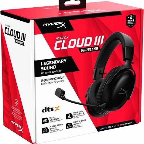 سماعة رأس لاسلكية - HyperX - Cloud III