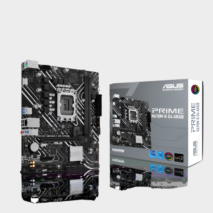 اللوحة الام - ASUS - PRIME H610M-K D4 ARGB